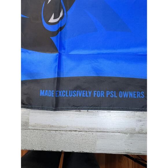 Carolina Panthers PSL Owners Flag Banner 22x35 New Reversible Official NFL - Picture 4 of 6
